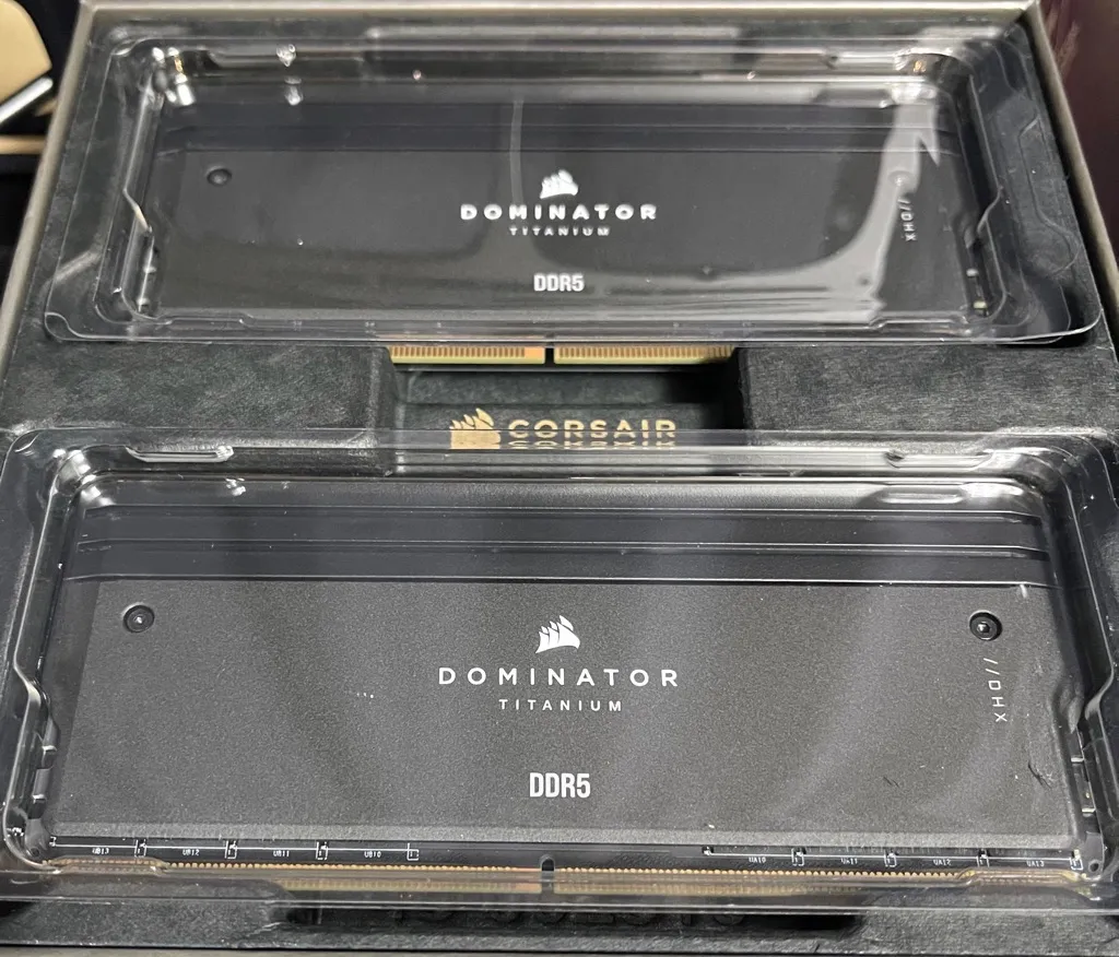 mem：corsair ddr5 6600mhz CL32 96GB（48\2）の画面