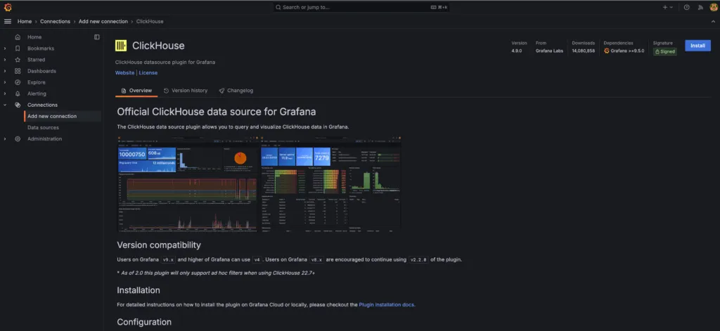 データソース作成(grafana)の画面（1）