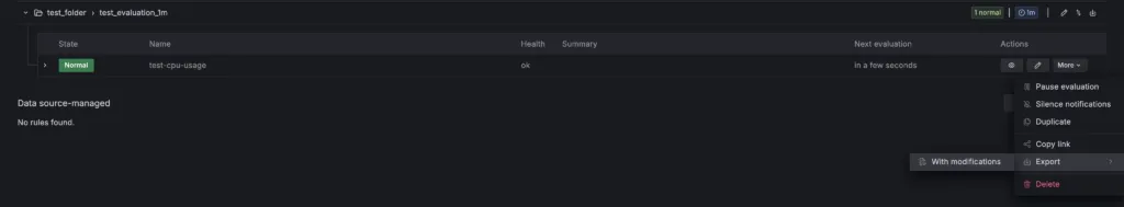 Grafana アラートルールをコード化して効率的に運用しようの画面（3）