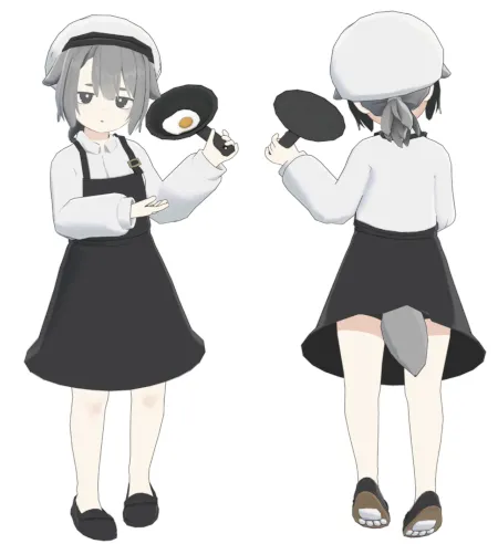 3Dキャラクターモデル『ヌタチ』