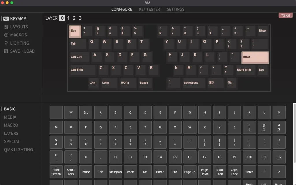 キーボード: 7sProの写真（4）
