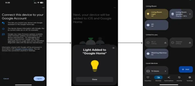 🔦 実際の例：Tapo Matter スマート電球のセットアップの画面（3）