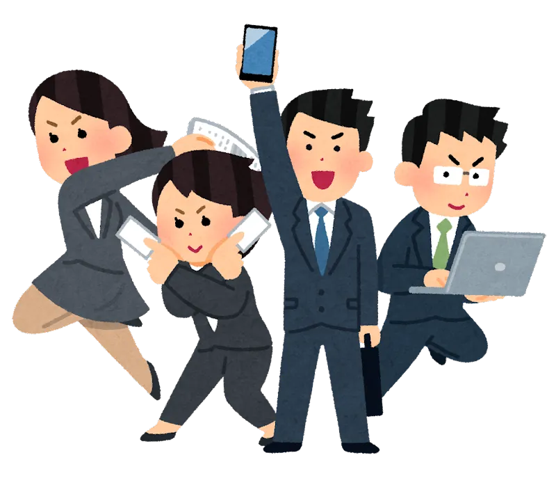 チームで働くクラウドエンジニアのイラスト