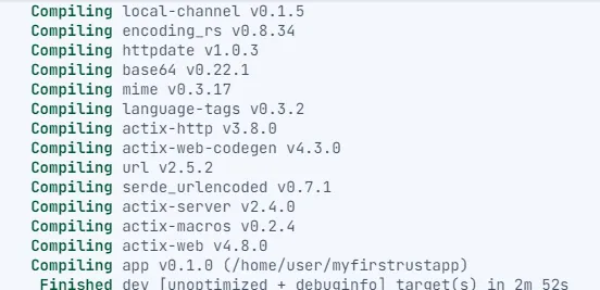Rust のハロワを Web アプリ化する画面（2）