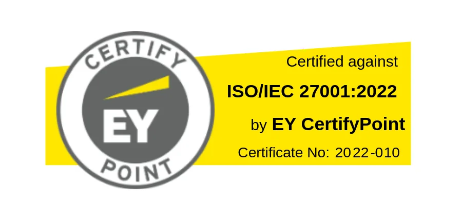 情報セキュリティマネジメントシステムの国際規格「ISO/IEC 27001:2022」に移行いたしました。