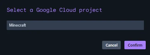 Google Cloud にデプロイの画面（4）