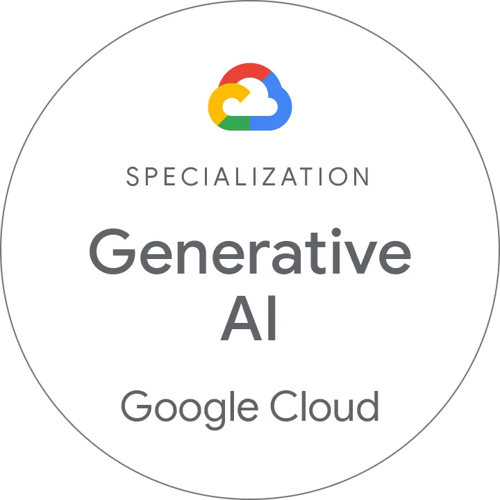 Google Cloud スペシャライゼーション「生成AI - サービス」認定を取得