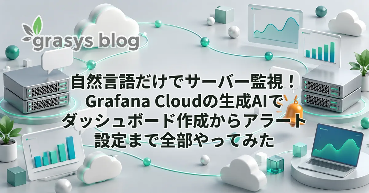 自然言語だけでサーバー監視！Grafana Cloudの生成AIでダッシュボード作成からアラート設定まで全部やってみた