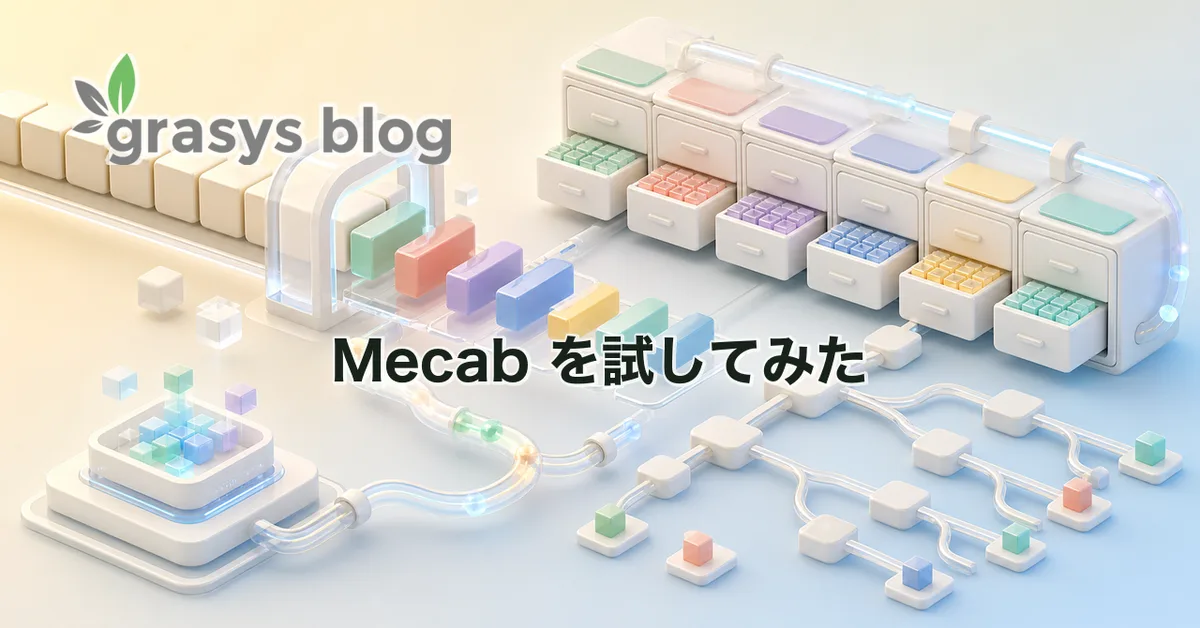 Mecab を試してみた
