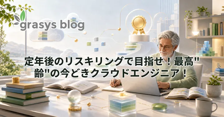 定年後のリスキリングで目指せ！最高"齢"の今どきクラウドエンジニア！