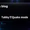 TabbyでQuake mode