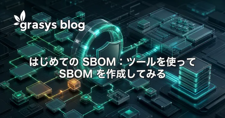 はじめての SBOM：ツールを使って SBOM を作成してみる