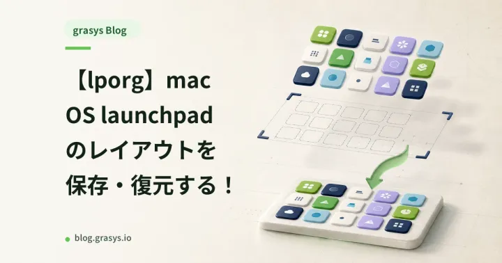 【lporg】mac OS launchpadのレイアウトを保存・復元する！
