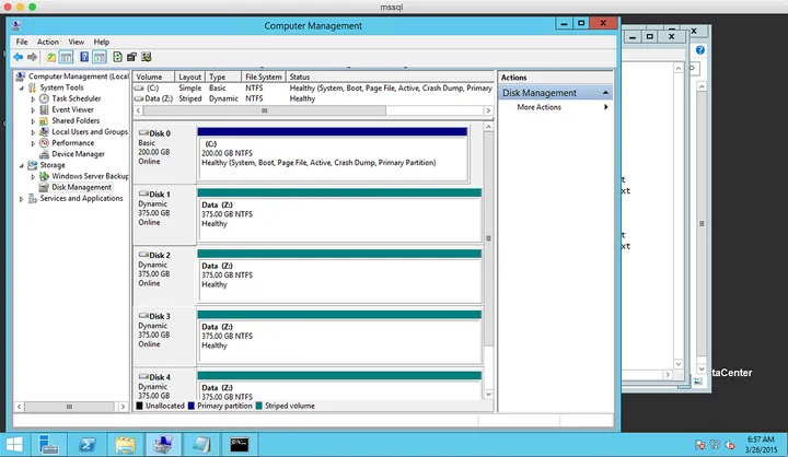 GCPでWindows Server2012R2で爆速LocalSSD！