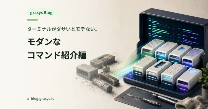 ターミナルがダサいとモテない。モダンなコマンド紹介編