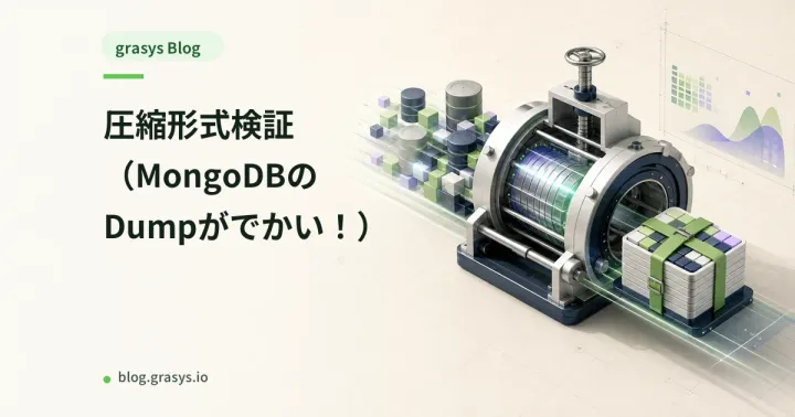 圧縮形式検証（MongoDBのDumpがでかい！）