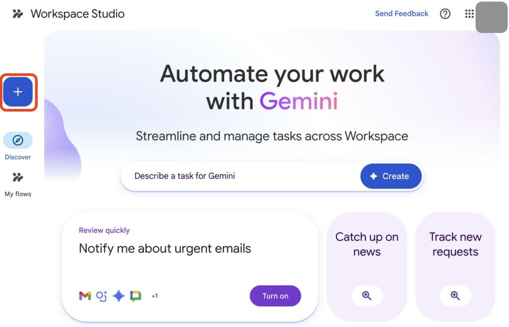 workspace studio top